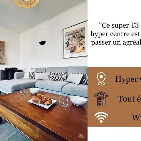 Bulle En Champagne T3 Hyper Centre Avec Balcon